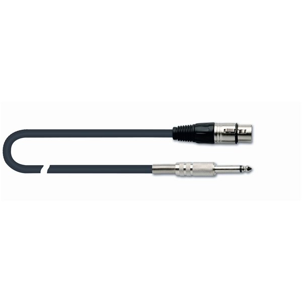 Quik Lok MX/777-9 Cavo XLR Femmina/Jack Mono