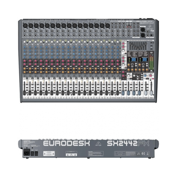 BEHRINGER SX2442FX-PRO MIXER EURODESK 24 CANALI 4 BUS DOPPIO PROCESSORE EFFETTI