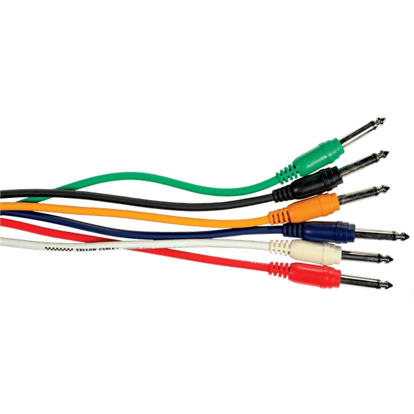 Yellow Cable P060-6 Cavi Patch 60 cm 6 Pcs