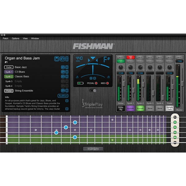 Fishman TriplePlay Wireless MIDI Guitar Controller
