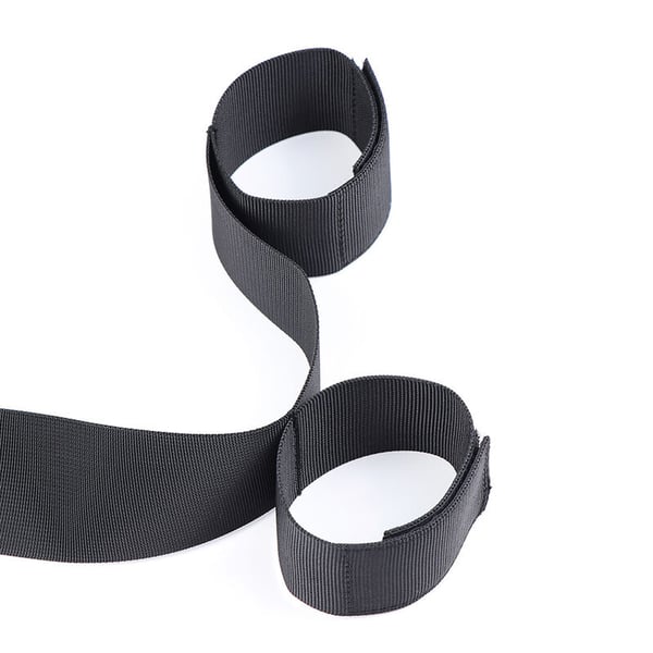 COLLIER OHMAMA FETISH ENYLON AVEC RETENUES DE POIGNET ARRIÈRE