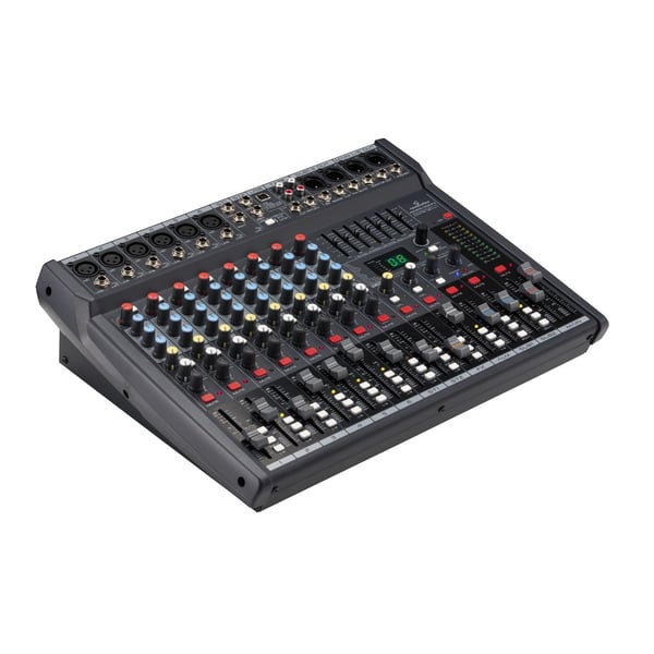 SOUNDSATION Mixer Professionale 10-canali con Multieffetto Digitale a 24-bit & Scheda In/Out Stereo USB. Modello ALCHEMIX 602UFX