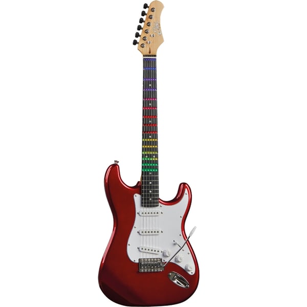 Eko Guitars S-300 Chrome Red Visual Note