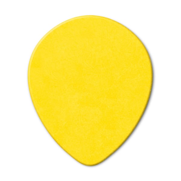 Dunlop 413R Tortex Tear Drop Yellow .73