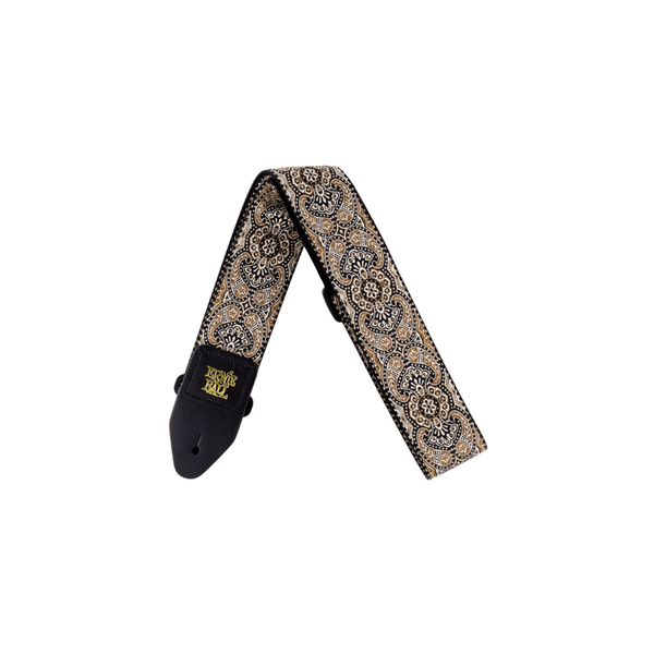 Ernie Ball 4163 Tracolla Gold &amp; Black Paisley Jacquard