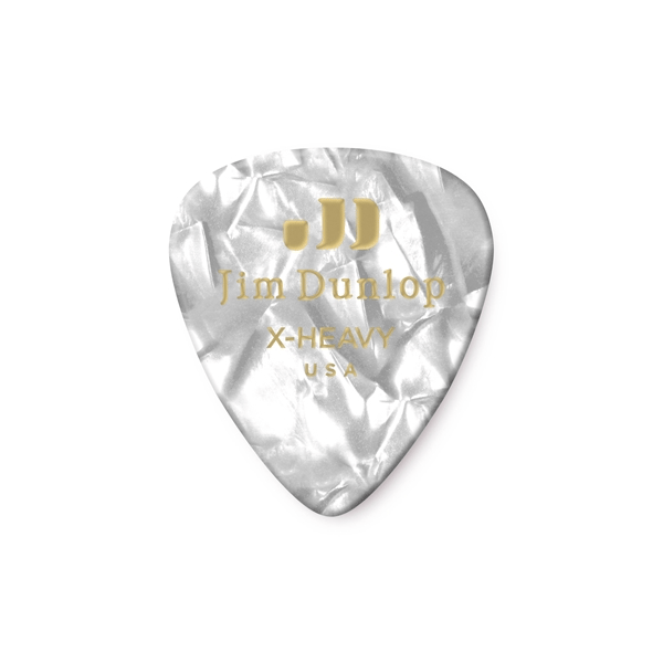 Dunlop 483R#04 White Perloid - Extra Heavy