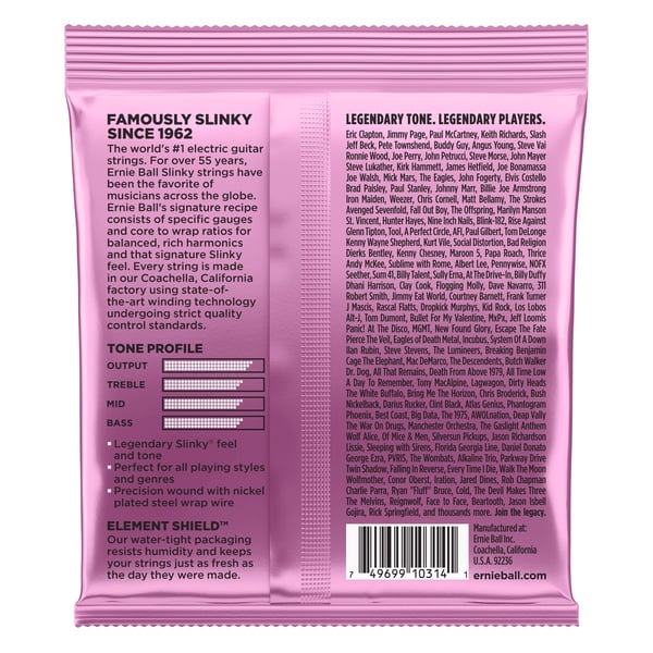 ERNIE BALL Slinky Nickel Wound 2213 - Mega Slinky. Modello P02213