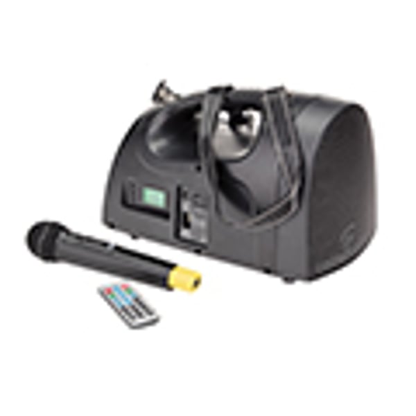 SOUNDSATION Amplificatore Portatile con radiomicrofono UHF a 16-canali, lettore MP3 e Blutooth™