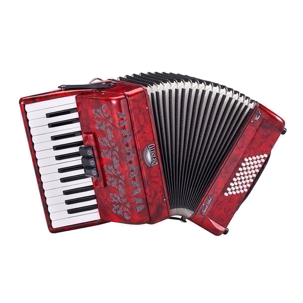 SOUNDSATION Fisarmonica 48 bassi 26 tasti rossa