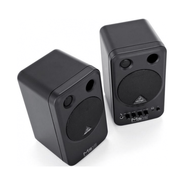 BEHRINGER MS16 COPPIA DI MONITOR SPEAKER ATTIVI 16 WATT + CAVI AUDIO