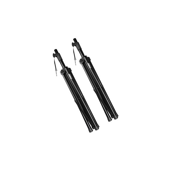 Gator Frameworks RI-SPKRSTDSET Set di due supporti per altoparlanti con borsa per il trasporto