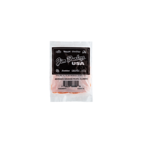 Dunlop 483R#08 Orange Perloid - Heavy