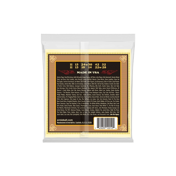 Ernie Ball 2012 Earthwood 80/20 Bronze Medium 11-52