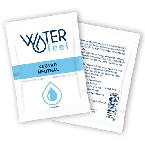 WATERFEEL - GEL DESLIZANTE BASE AGUA NEUTRO 6 ML