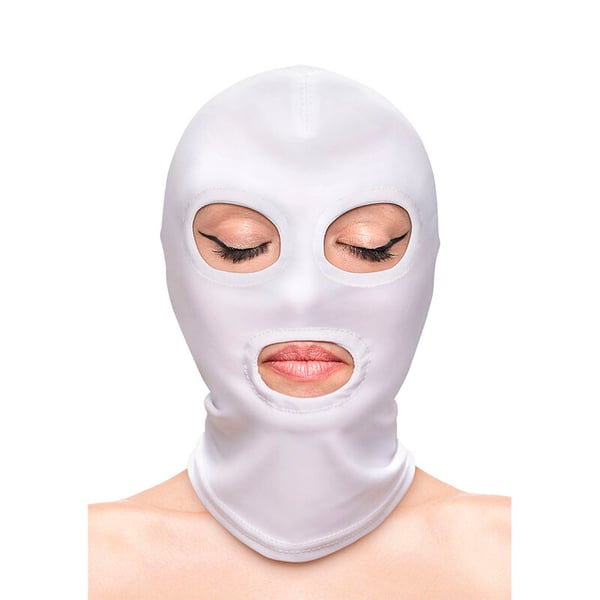 NS NOVELTIES - FETISH &amp; FASHION AUGEN- UND MUNDMASKE NYLON WEISS