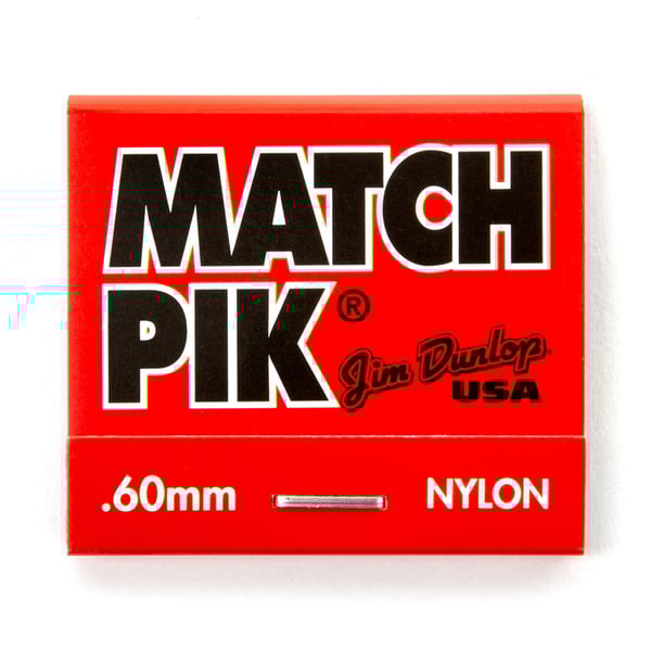 Dunlop 448R.60 Match Piks Nylon Light Gray .60mm