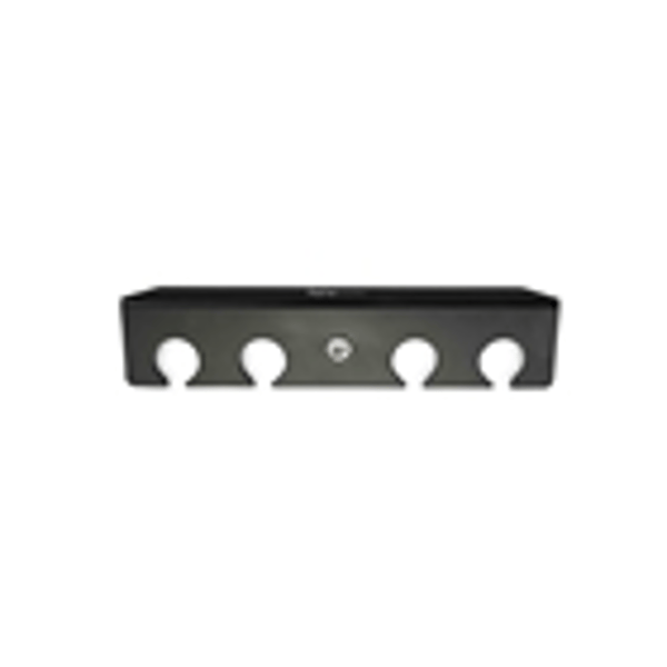 Gator Frameworks GFW-MIC-4TRAY Supporto multi-microfono per 4 microfoni<br>