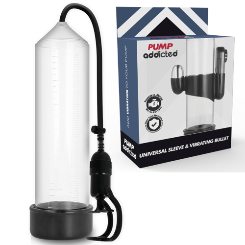 PUMP ADDICTED™ – TRANSPARENTER VIBRATOR RX5