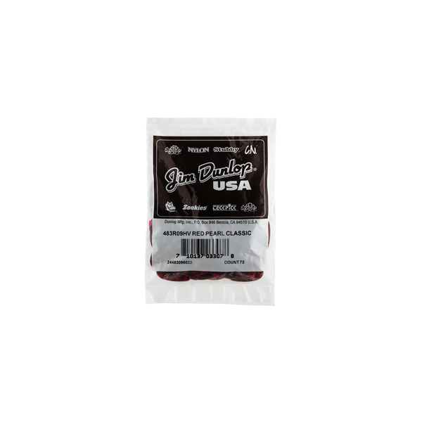 Dunlop 483R#09 Red Perloid - Heavy