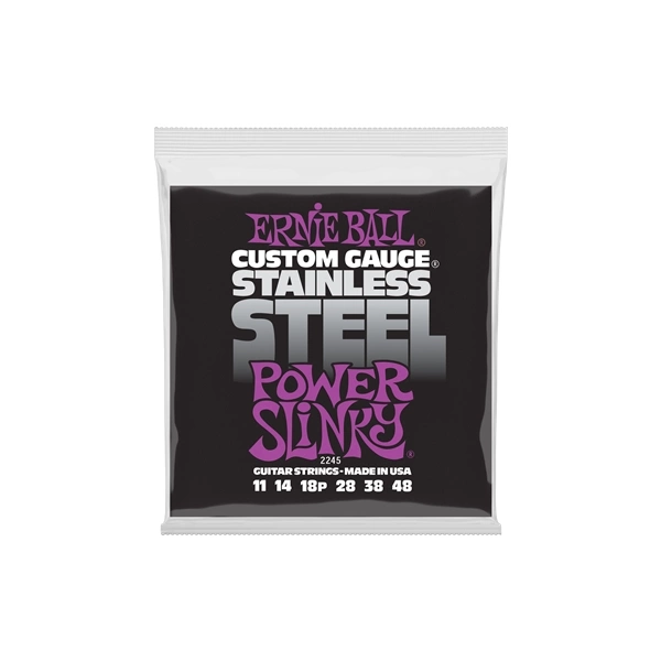 Ernie Ball 2245 Stainless Steel Power Slinky 11-48