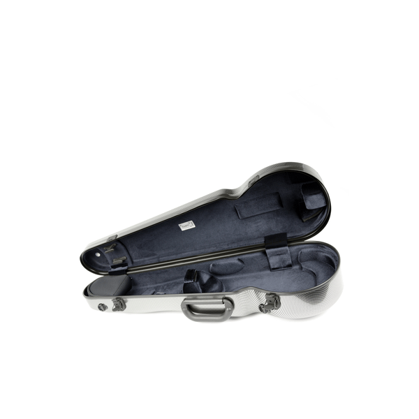 BAM ITALIA 2002XLSC CUSTODIA HIGHTECH CONTOURED PER VIOLINO - SILVER CARBON