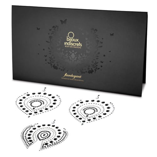 BIJOUX INDISCRETS FLAMBOYANT NOIR&amp;ARGENT