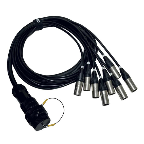 Quik Lok ITPRO/SY25F8M-2,5 Frusta 8 Canali Syntax F Cannon XLR M 2,5 mt