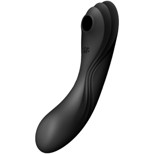 VIBRATEUR SATISFYER CURVY TRINITY 4 AIR PULSE - NOIR