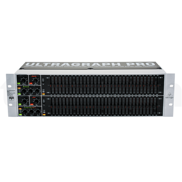 BEHRINGER FBQ6200HD EQUALIZZATORE GRAFICO 31 BANDE STEREO HD AMPLIFICATORI OPERAZIONALI A BASSO RUMORE