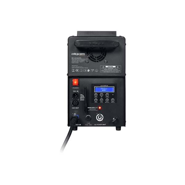 Algam Lighting VULKAN PRO Macchina del Fumo Verticale/Orizzontale Effetto CO2