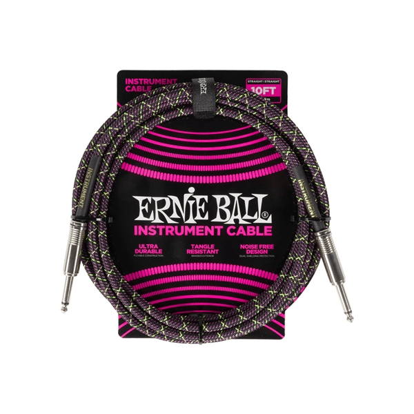 Ernie Ball 6427 Braided Cables Purple Python 3m