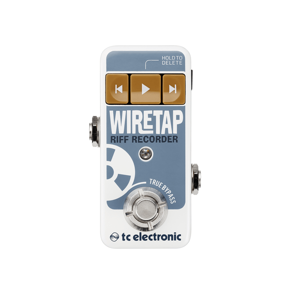TC ELECTRONIC WIRETAP RIFF RECORDER REGISTRATORE DI RIFF A PEDALE PER CHITARRA CON CONTROLLO BLUETOOTH