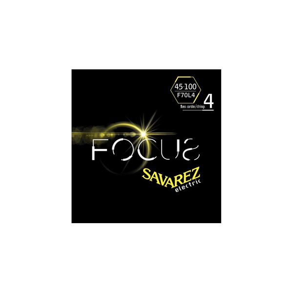 Savarez F70L4 Corde Focus per Basso Elettrico 45-100, Set/4