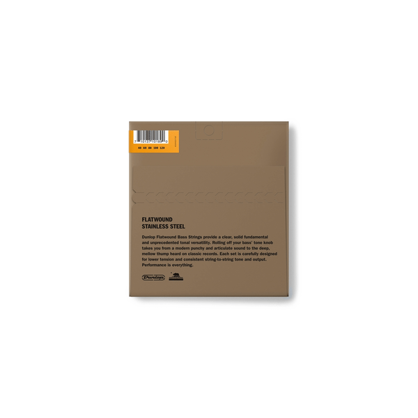 Dunlop DBFS40120M Corde basso Flatwound Light Scala media Set/5