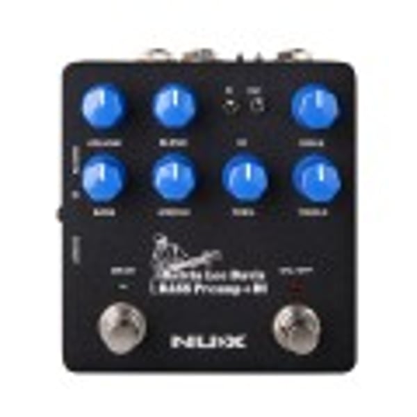 NUX Bass preamp + DI stompbox a pedale. Modello NBP-5