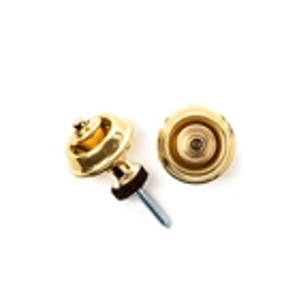 Dunlop SLS1034G Straplok Dual Design Strap Retainer System, Gold