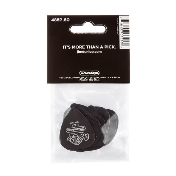 Dunlop 488P Pitch Black Standard .60