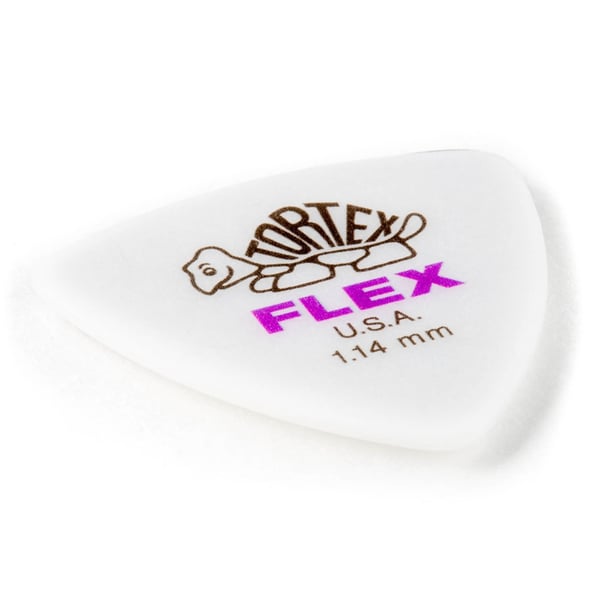 Dunlop 456R1.14 Tortex Flex Triangle 1.14 mm Bag/72