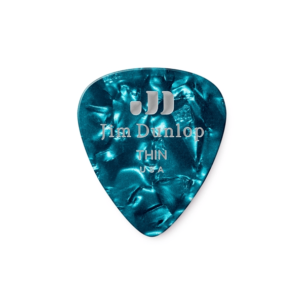 Dunlop 483P#11 Turquoise Perloid - Thin