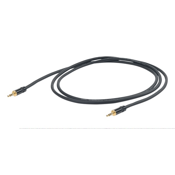 PROEL STAGE Cavo audio professionale bilanciato con connessioni spina jack Stereo Ø 3.5 mm Yongsheng - spina jack Stereo Ø 3.5 mm Yongsheng. Lunghezza: 1.5 metri. Colore disponibile: Black. Altre lunghezze disponibili: visualizzare le specifiche tecniche