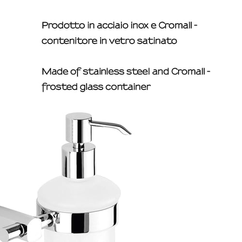 Porta phon in acciaio inox e cromall - Fuji di Gedy