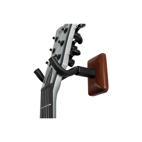 Gator Frameworks GFW-GTR-HNGRMHG Supporto a muro per chitarra con piastra mogano<br>
