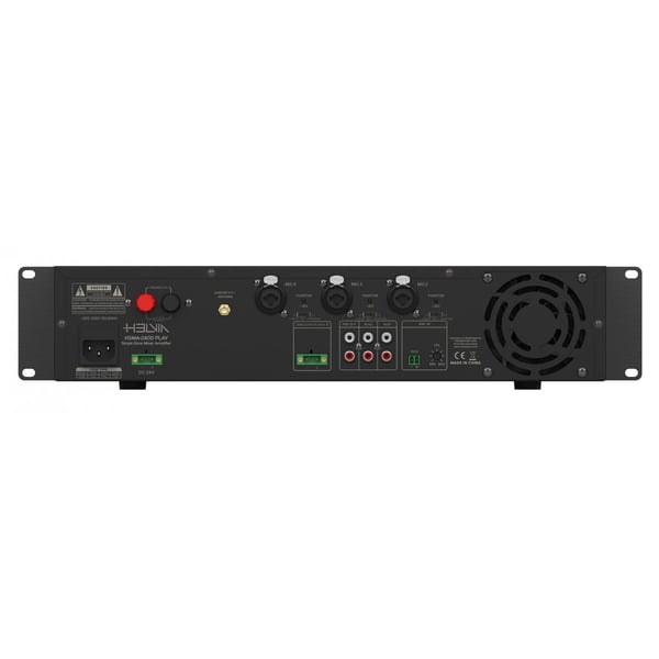HELVIA Mixer-Amplificatore 1-Zona 240W 2-Unità Rack con DAB+/FM/USB/BT