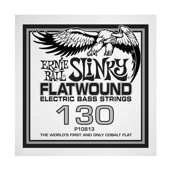 Ernie Ball Corda basso 0813 Cobalt Flatwound .130