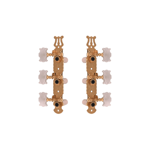 Yellow Parts EZ1779G Meccaniche Chitarra Classica 1+1 Dorate 2 Pcs