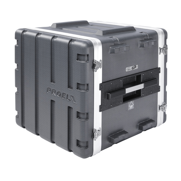 PROEL STAGE Custodia a rack 19' - 10 unità - realizzata in 'Polietilene FORCE'. Profondità interna utile: 420 mm