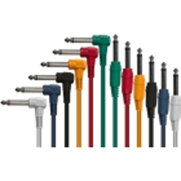 Yellow Cable P090CD-6 Cavi Patch Jack Dritto/Jack Angolato 90 cm 6 Pcs