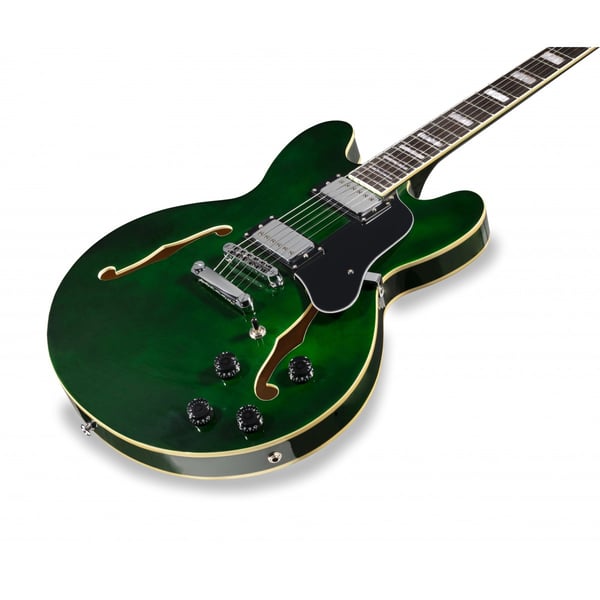 SOUNDSATION Chitarra semiacustica double cutaway con Humbucker. Modello J-ROOT H JGR