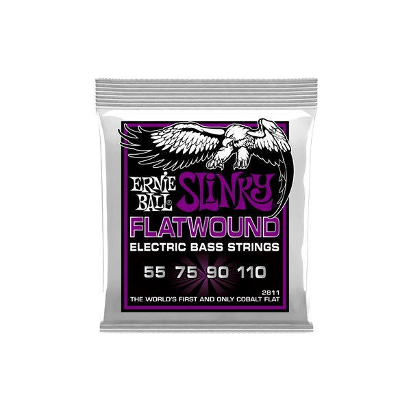 Ernie Ball 2811 Power Slinky Flatwound 55-110