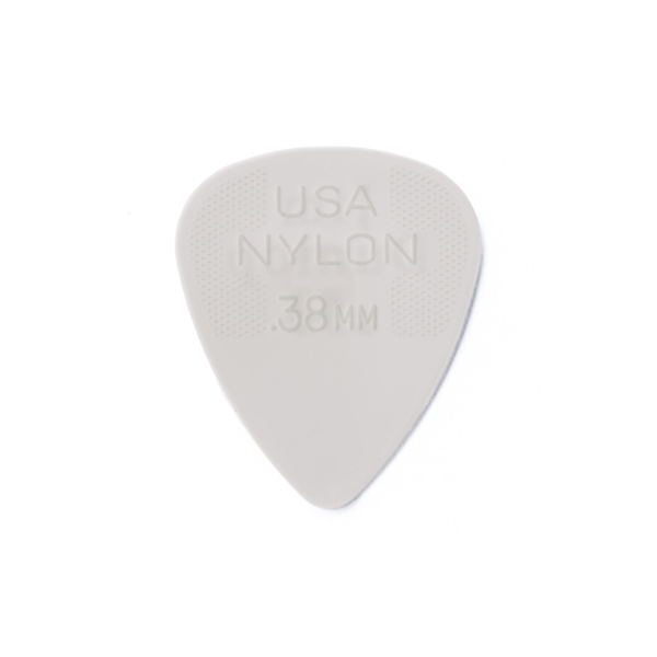 Dunlop 44P.38 Nylon Standard White .38mm